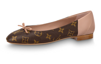 LOUIS VUITTON Chérie Ballet Dance Casual Shoes Women's Brown
