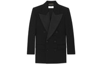 SAINT LAURENT Business Suits Coats Women's Black