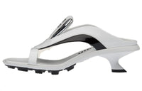 MIU MIU Slide Slippers Women's White