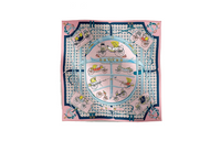 HERMES Silk Scarves Women's Pink