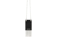 MIU MIU Cow Leather Coin Purse Women's Black