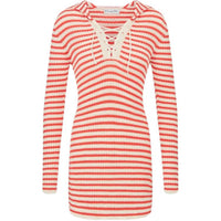 DIOR FW24 Long-Sleeved Dresses Women's Coral Red