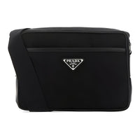 PRADA Nylon Fabric Shoulder Bag Crossbody Bag Unisex Black