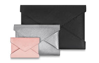 LOUIS VUITTON Pochette Kirigami Epi Black Silver Rose Ballerine