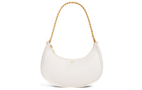 CELINE AVA Smooth Cow Leather Handbag Shoulder Bag Women's Ecru