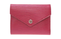 LOUIS VUITTON Victorine Epi Leather Victoria Wallet Regular Women's Fuchsia