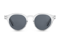 LOUIS VUITTON Plate Frame Irregular Shape Sunglasses Men's Silver