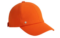 HERMES Baseball Caps Unisex Orange