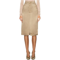 SAINT LAURENT Front Slit Skirt