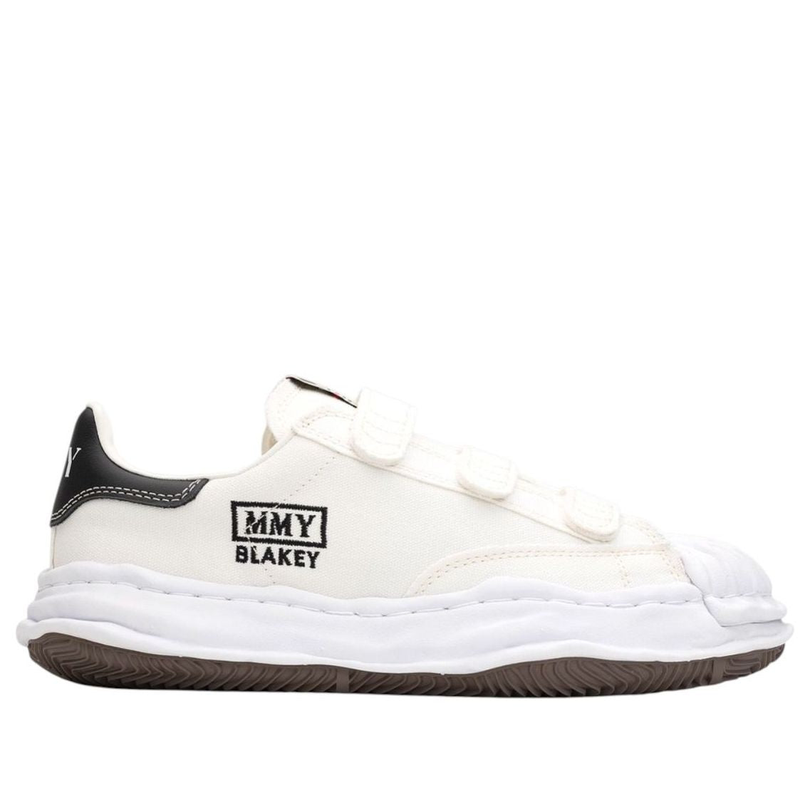 Maison MIHARA YASUHIRO Blakey OG Sole Canvas Low Velcro 'White' A14FW741-WHT