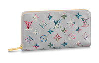 LOUIS VUITTON Zippy Wallet Silver