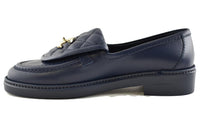 CHANEL Loafers Women's Casual Shoes Women's Dark Blue