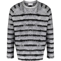 SAINT LAURENT Faded Striped Jumper