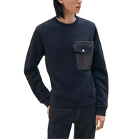 HERMES Sweatshirt Men's Ocean Blue