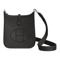 HERMES Evelyne Clemence Leather Shoulder Bag Crossbody Bag Regular Unisex Deep Bronze
