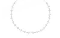LOUIS VUITTON Dentelle One Row Necklace White Gold And Diamonds