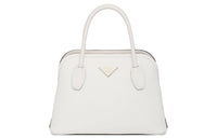 PRADA Matinée Nappa Leather Handbag Shoulder Bag Crossbody Bag Small Size Women's White