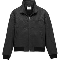 SAINT LAURENT Zip Up High Neck Blouson