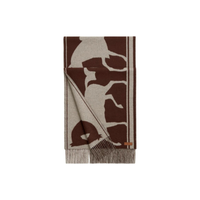 HERMES Cashmere Knit Scarves Women's Multicolor