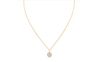 LOUIS VUITTON Color Blossom Pendant Yellow Gold White Gold And Pavé Diamond