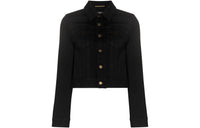 SAINT LAURENT Cropped Coats Women's Black