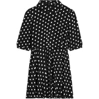 CELINE SS24 Short-Sleeved Dresses Women's Black White
