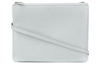 CELINE Lambskin Crossbody Bag Shoulder Bag Women's Gray Blue
