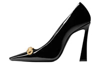 SAINT LAURENT Severine Chunky Heel High Heels Women's Black
