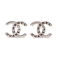 CHANEL Pre-Owned 1998 CC Logo-engraved Stud Earrings