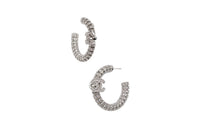 CHANEL Earrings Women's Silver