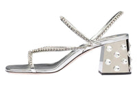 MIU MIU One Strap Sandals Women's Silver