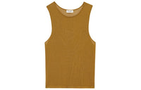 SAINT LAURENT Knitted Cropped Tank Top