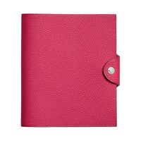 HERMES Togo Calfskin Wallet Small Size Women's 0D Rose Mexico Pink