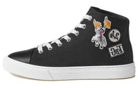 HERMES Illico High-Top Skateboard Shoes Women's Black