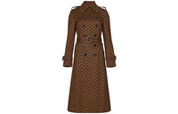 CELINE Trench Coats Women's Brown