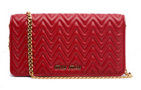 MIU MIU Soft Sheep Leather Handheld Shoulder Bag Crossbody Bag Women's Red