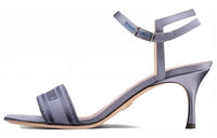 DIOR Dway One-Strap Sandals 6.5cm Women's Dark Gray
