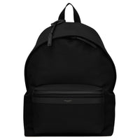 SAINT LAURENT City Fabric Backpack Men's Black