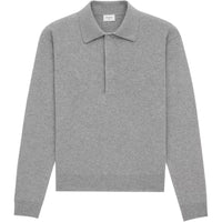 SAINT LAURENT Polo Shirt Women's Gray