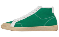 SAINT LAURENT SL/39 Mid Top Canvas Shoes Men's