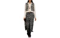 CHANEL Casual Long Skirts Women's Black