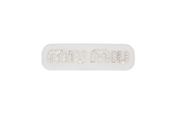 MIU MIU Hair Clips Women's White