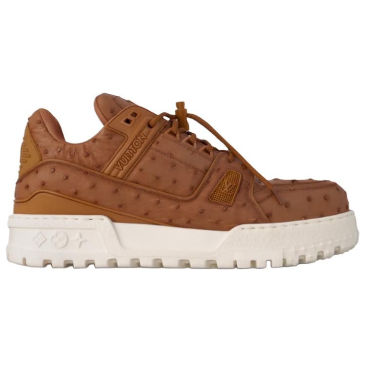 LOUIS VUITTON Trainer 2025 Spring Summer Men's Collection Low Top Skateboard Shoes Men's Brown