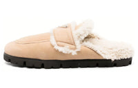 PRADA Wrap-toe Slippers Women's Brown