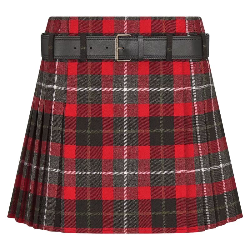 DIOR Casual Short Skirts Women's Red