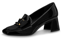 LOUIS VUITTON Shake Spool Heel High Heels Women's Black