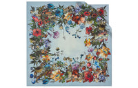 DIOR Silk Scarves Unisex Sky Blue