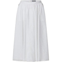 LOUIS VUITTON Monogram Fil Coupé Midi Skirt