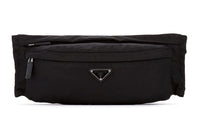 PRADA Nylon Fabric Crossbody Bags Fanny Pack Unisex Black