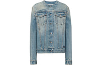 PRADA Denim Jackets Women's Light Blue